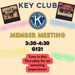 key club flyer